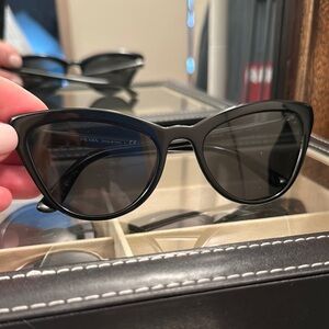 Prada Black Cat-Eye Sunglasses